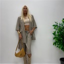 completo con giacca e bermuda office